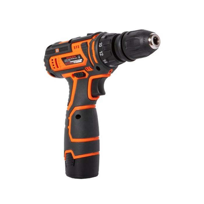 Шуруповерт-дрель аккумуляторная Tekhmann TCD-12/2 BS Kit 12В 1х2А·час 30Нм 0-400·1400об·мин 1кг кейс с принадлежностью