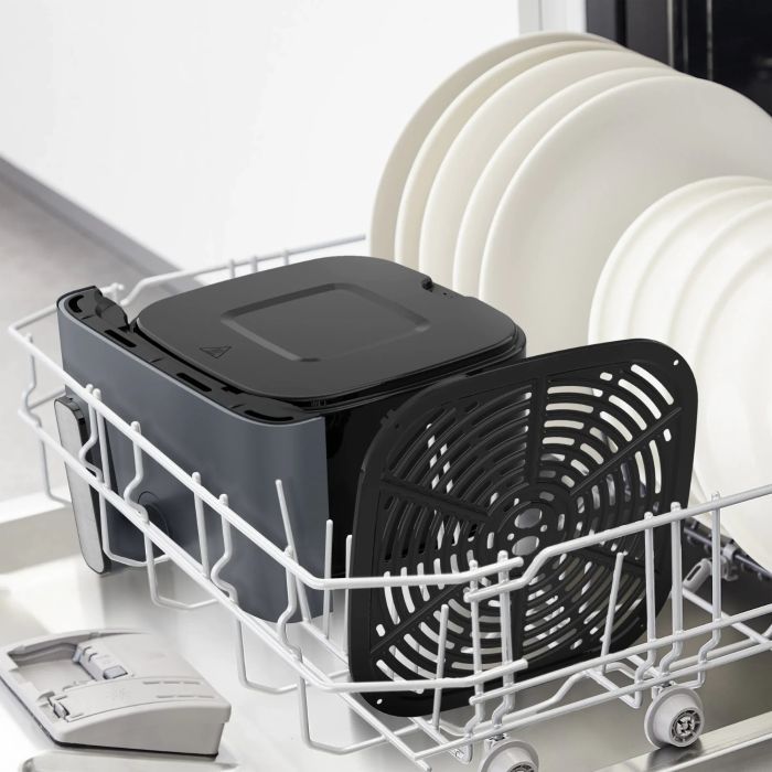 Мультипечь Tefal Easy Fry Mega, 1700Вт, чаша-7.5л, сенсорное управл., 8 программ, пластик, темно-серый