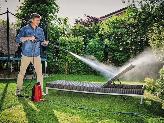 Минимойка высокого давления Einhell TC-HP 90, 1200Вт, 90бар, 372л/час, шланг 3м, 3.9кг