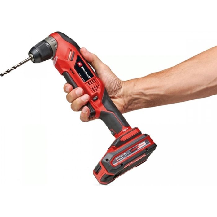 Дрель угловая аккумуляторная Einhell TE-AD 18 Li - Solo PXC 18В 1100 об/мин 45Нм патрон 10мм 1.22кг без АКБ и ЗП