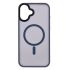 Чохол 2Е Basic для  iPhone 16 Plus, Soft Touch MagSafe Cover, синій світлий