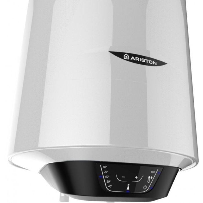 Водонагреватель электр. Ariston круглый слим PRO1 ECO 50 V SLIM 1.8K PL EU, 50л, 1,8кВт, эл. упр-нение, B, белый