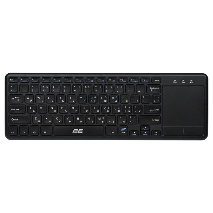 Клавіатура ножнична 2E KT100 78key, WL, EN/UK, чорний
