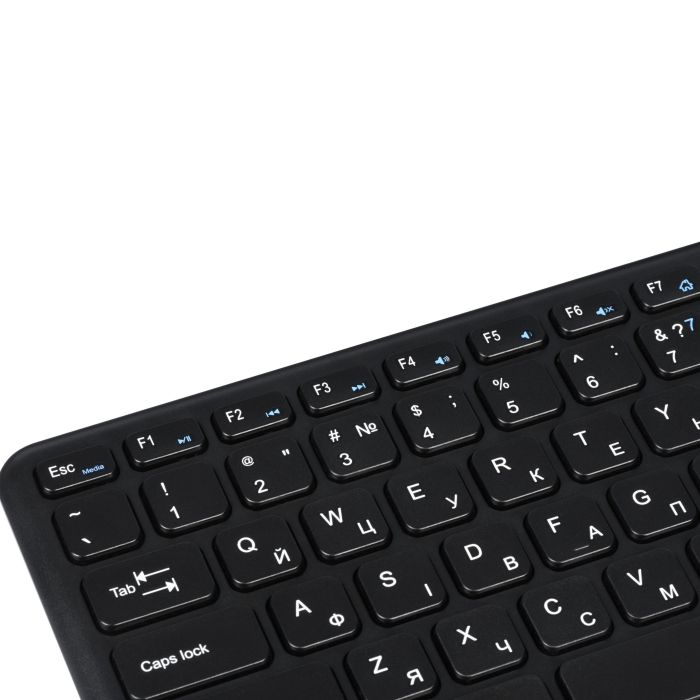Клавіатура ножнична 2E KT100 78key, WL, EN/UK, чорний