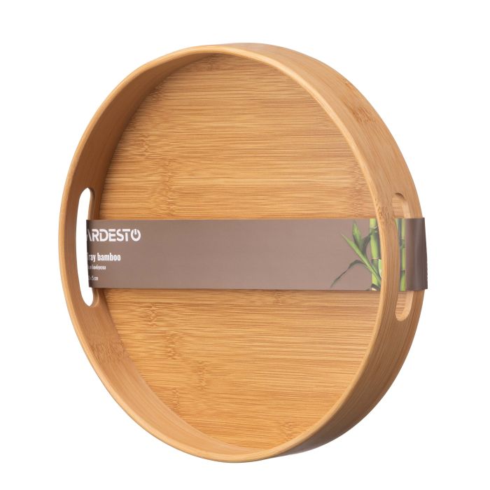 Поднос Ardesto Midori, 30х5см, бамбук, круглая