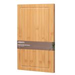 Дошка кухонна з жолобом Ardesto Midori, 40х28х1.5см, бамбук