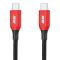 Кабель 2E USB-C - USB-C 100W 1м black