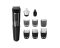 Тример Philips Series 3000, для бороди, вусів, носа та голови, акум., роторний мотор, насадок-5, сталь, чорний