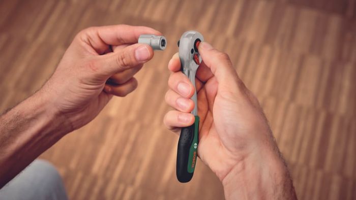 Ключ-трещотка Bosch, 1/4", 72 зубцов