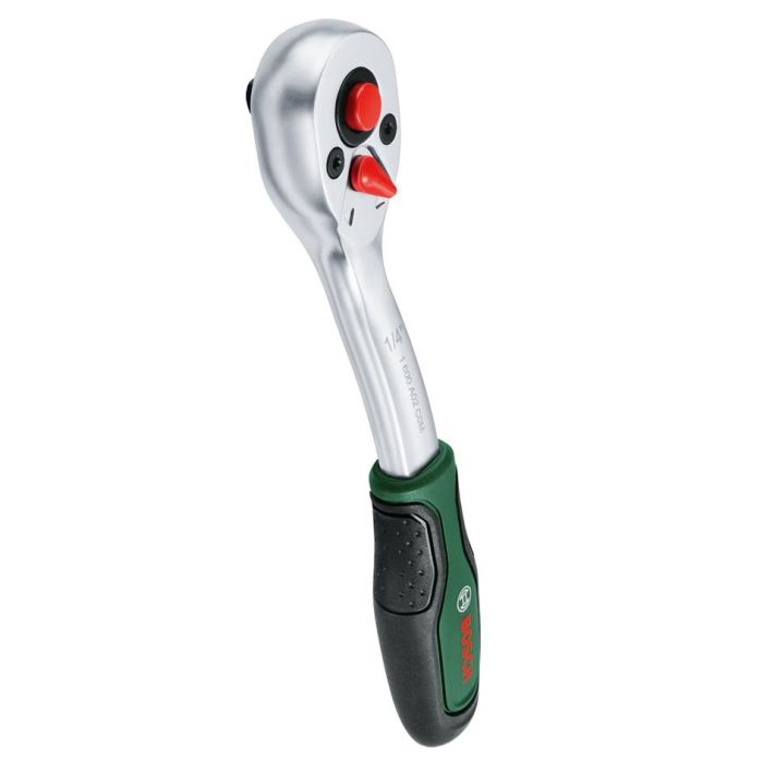 Ключ-трещотка Bosch, 1/4", 72 зубцов