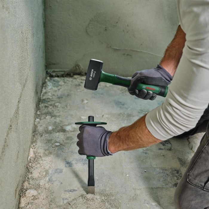Зубило плоское Bosch, 250x102x81мм, защита руки, CrV