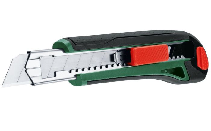 Нож Bosch, сегментированное лезвие 18мм, корпус ABS+TPR