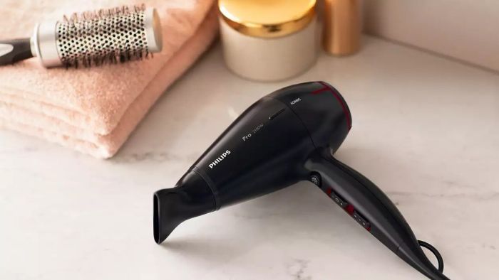 Фен Philips Professional, 2100Вт, 3 режими, іонізація, хол. обдув, чорний