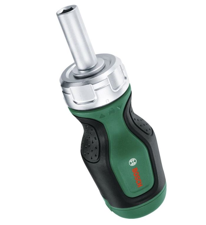 Викрутка Bosch з тріскачкою, 6 насадок (PZ,PH,SL,TX,HEX), руків'я TPR , 111мм, сталь CrV