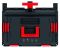 Ящик модульний для інструменту Kistenberg X Block PRO, на коліщатках, телескопічна ручка, 21", 54.6х38х40см, пластик