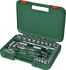 Набір торцевих головок та біт Bosch, 1/2", 25шт, з тріскачкою