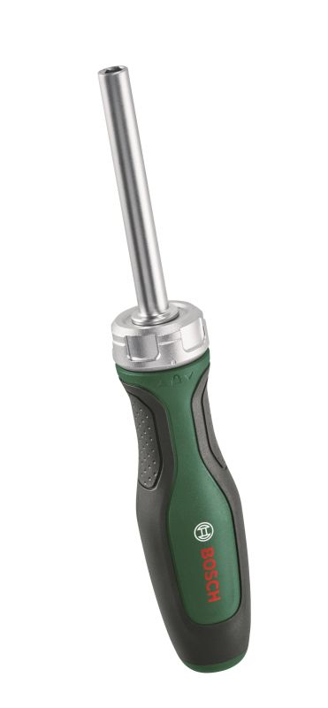Отвертка Bosch с трещоткой, 205мм, сталь CrV