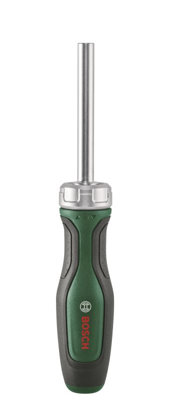 Отвертка Bosch с трещоткой, 205мм, сталь CrV