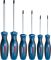 Викрутка Bosch Professional набір 6шт, SL 4.5, 5.5, 6.5, PH1, PH2