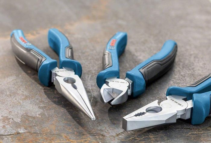 Плоскогубці Bosch Professional набір 3шт, комбіновані, подовжені, бокорізи
