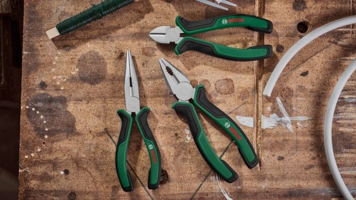 Плоскогубці Bosch набір 3шт, комбіновані, подовжені, бокорізи