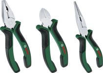 Плоскогубці Bosch набір 3шт, комбіновані, подовжені, бокорізи