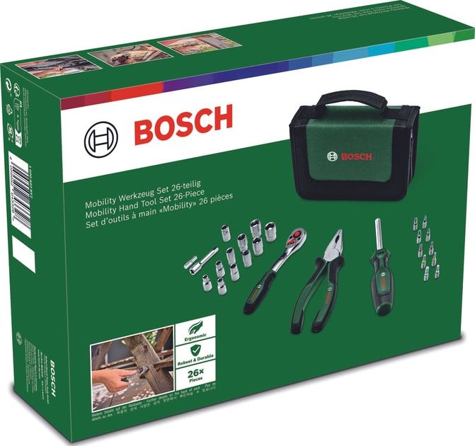 Набор инструментов Bosch, 26шт, универсальных