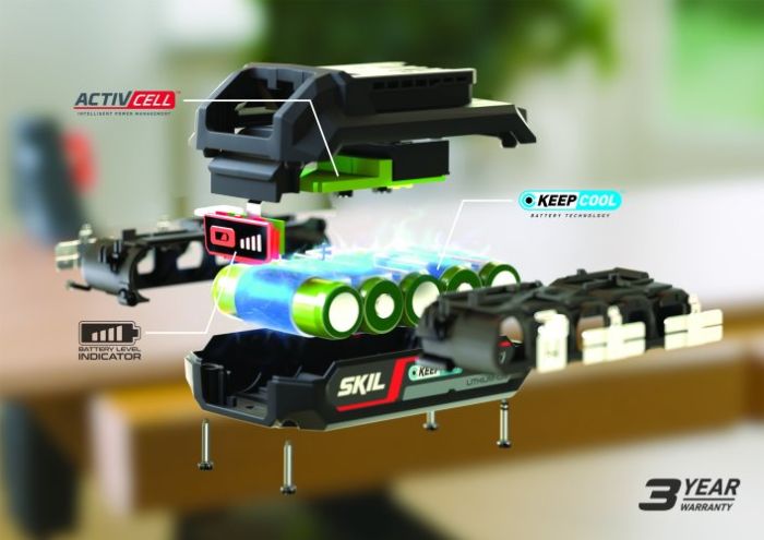 Аккумулятор SKIL BR1E3102 AA 20В, 2.5А•ч, 0.44кг