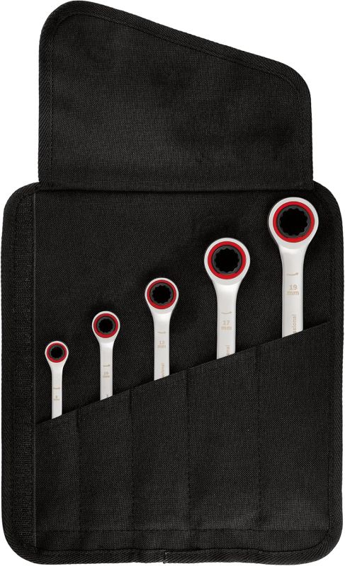 Ключи комбинированные Bosch, набор 5шт, 8,10,13,17,19мм