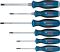 Отвертка Bosch набор 6шт, SL 3.5, 6.5 мм, Т15х75мм, Т20х100мм, PH1x100мм, PZ2x125 мм