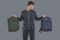 Рюкзак дорожный Tucano Tugo M Dry Cabin Luggage 15.6", синий