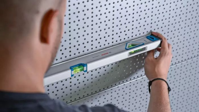Уровень Bosch, 60см, 3 капсулы, алюминиевый корпус