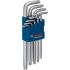 Ключі шестигранні Bosch Professional набір 9шт