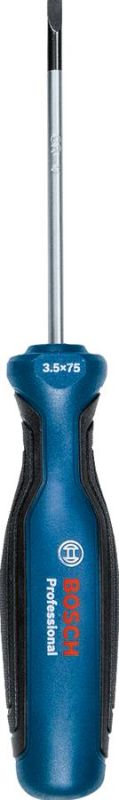 Отвертка Bosch плоская, прецизионная, SL3.5x75мм