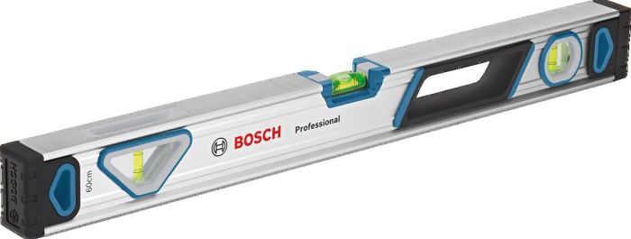Уровень Bosch, 60см, 3 капсулы, алюминиевый корпус, отверстия для руки