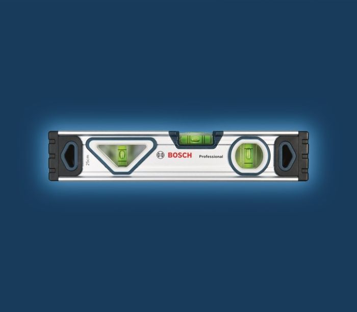 Рівень Bosch Professional 25см, 3 капсули, алюмінієвий корпус