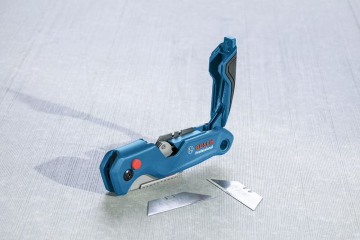 Ніж будівельний Bosch Professional складний трапецієподібний корпус пластик, сегментований корпус пластик, набір 2шт