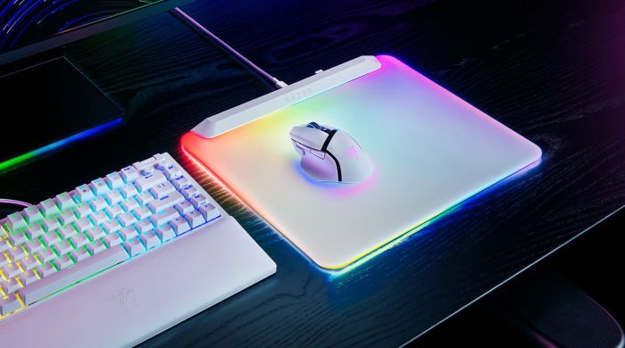 Игровая поверхность Razer  Firefly V2 Pro, М (360х278х4.6мм), RGB, белый