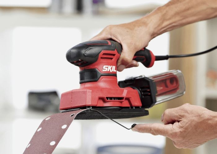 Шлифмашина вибрационная сетевая SKIL 7362 AA 280Вт платформа 92х185 14000-26000кол·мин 1.6кг