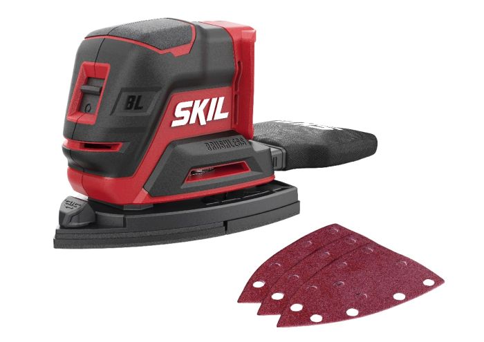 Шліфмашина вібраційна акумуляторна SKIL 3720 CC Compact 20В 151х102мм 21000кол/хв 0.7кг без АКБ та ЗП