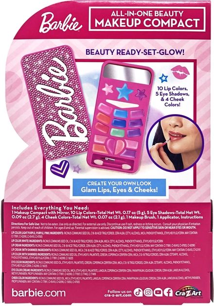Набор детской косметики Cra-Z-Art Barbie All in One Beauty Makeup Compact
