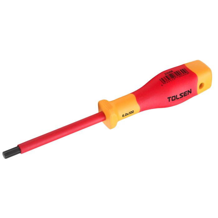 Викрутка Tolsen Premium шестигранна, діелектрична, H8х100мм