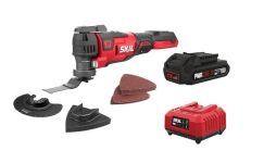 Многофункциональный инструмент аккумуляторный реноватор SKIL 3650 CB XP 20В 1х2.5А·час 11000-17000об·мин угол колебаний 1.8° 1.1кг