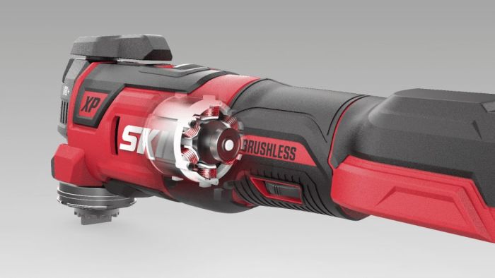 Многофункциональный инструмент аккумуляторный реноватор SKIL 3650 CB XP 20В 1х2.5А·час 11000-17000об·мин угол колебаний 1.8° 1.1кг