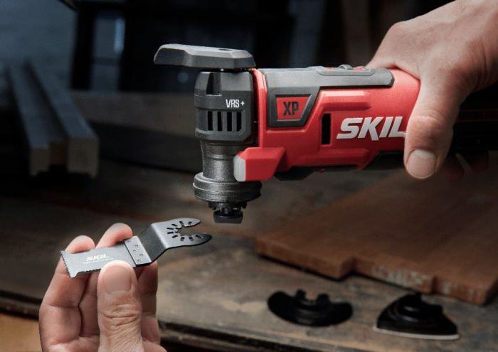 Многофункциональный инструмент аккумуляторный реноватор SKIL 3650 CB XP 20В 1х2.5А·час 11000-17000об·мин угол колебаний 1.8° 1.1кг