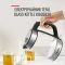 Электрочайник Tefal Glass Kettle 1.7л, стекло, с подсветкой, серебристо-черный