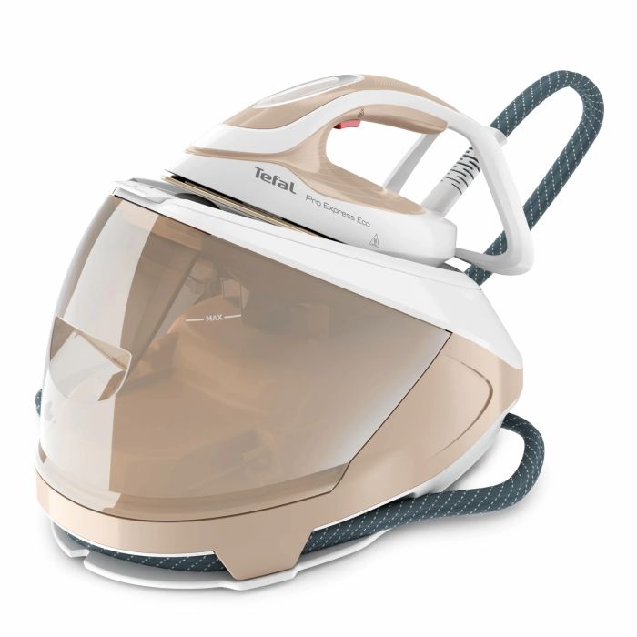 Утюг-парогенератор Tefal Pro Express Eco, 2200Вт, 1800мл, паровой удар -550гр, постоянный пар - 140гр, бело-золотой