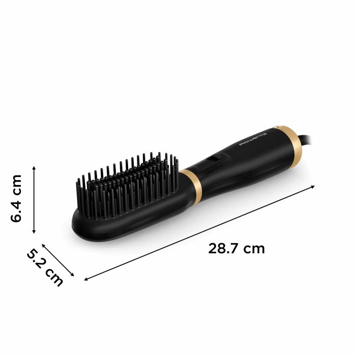 Щетка-выпрямитель  Rowenta Powerstraight , темп.режимов-2, 160-200С, ионизация, керамика, черный