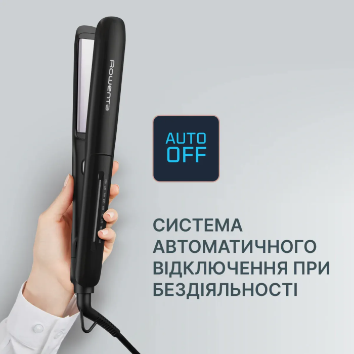 Випрямитель Rowenta Optiliss +, >240Вт, темп.режимов-10, 140-230С, керамика, турмалин , черный