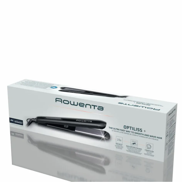 Випрямитель Rowenta Optiliss +, >240Вт, темп.режимов-10, 140-230С, керамика, турмалин , черный